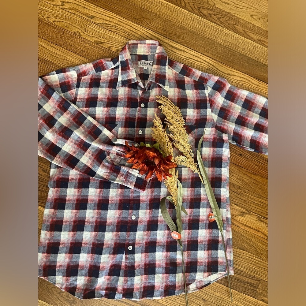 Vintage Forte Flannel Shirt - Picture 1 of 6